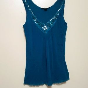 Layered sheer blouse